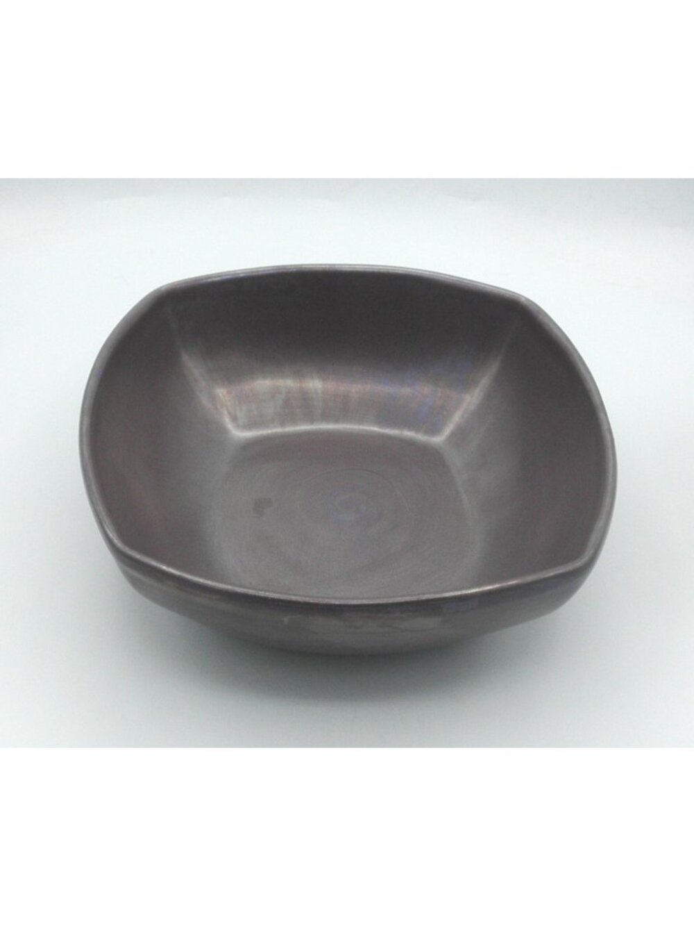 Royal Haeger Purple Iridescent Square Bowl Planter 2003 for JC Penney